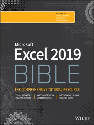 cover image of Excel 2019 Bible